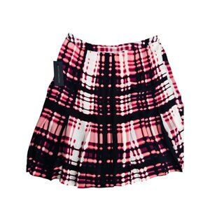 Worthington Womens Pleated Skirt Multicolored Size 8